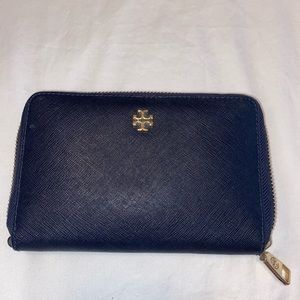 Tory Burch Navy Wallet